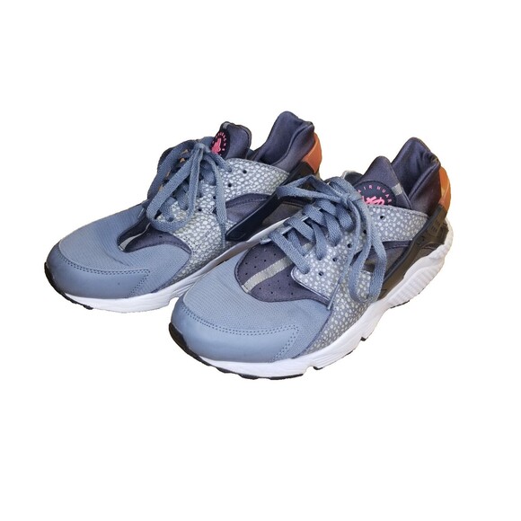 Nike Air Huarache PRM Men\'s 10.5 Gray Safari Premium Animal Print Max 704830-062 main image 6